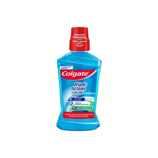 Colgate Üçlü Etki 4x500 ml Ağız Bakım Suyu