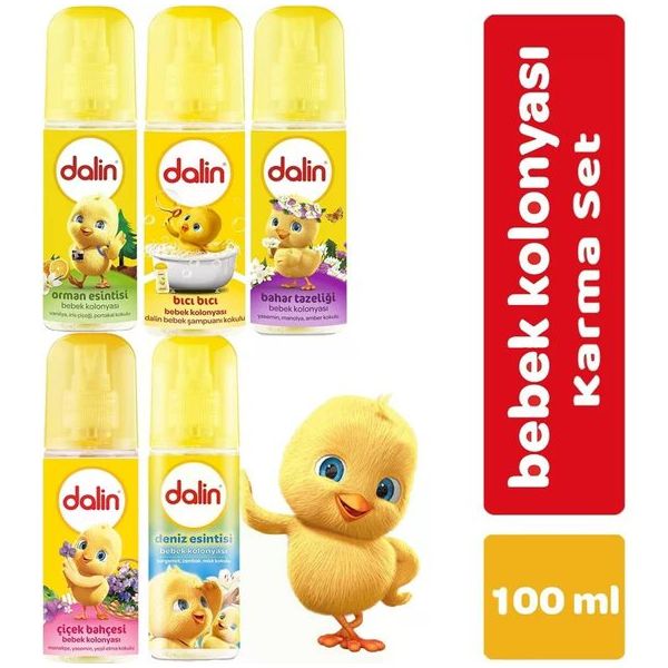Dalin Deniz Esintisi 5x100 ml Bebek Kolonyası