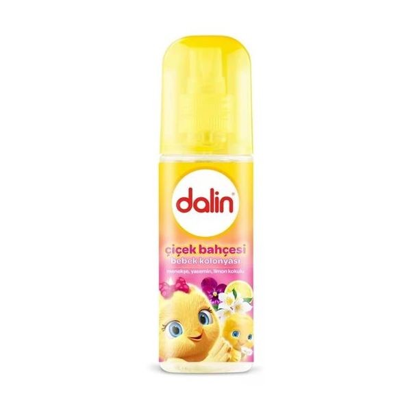 Dalin Çiçek Bahçesi Menekşe Yasemin Limon Kokulu 150 ml Bebek Kolonyası