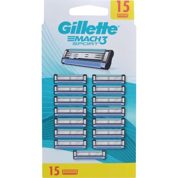 Gillette Mach3 Sport 15'li Yedek Tıraş Bıçağı