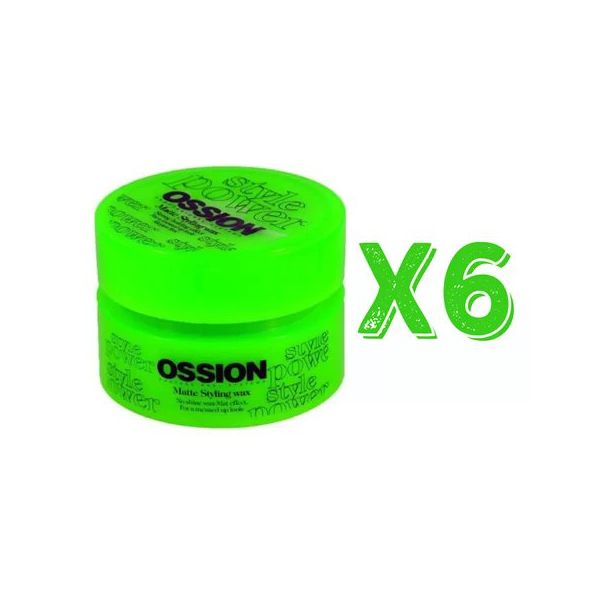 Ossion 6x100 ml Mat Saç Şekillendirici Wax