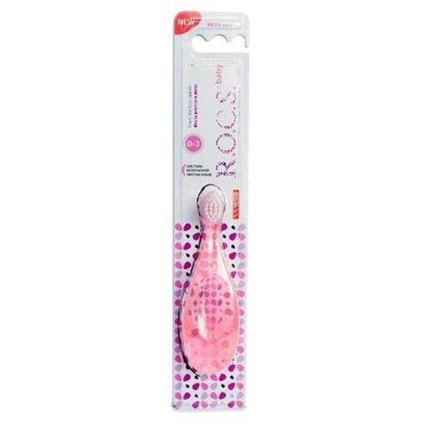 Rocs Pembe Baby 0-3 Yaş Bebek Diş Fırçası