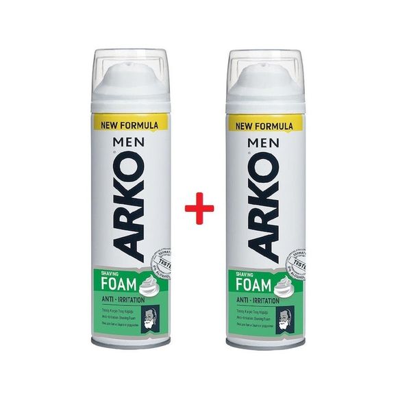 Arko Anti Irritation 200 ml 2'li Tıraş Köpüğü