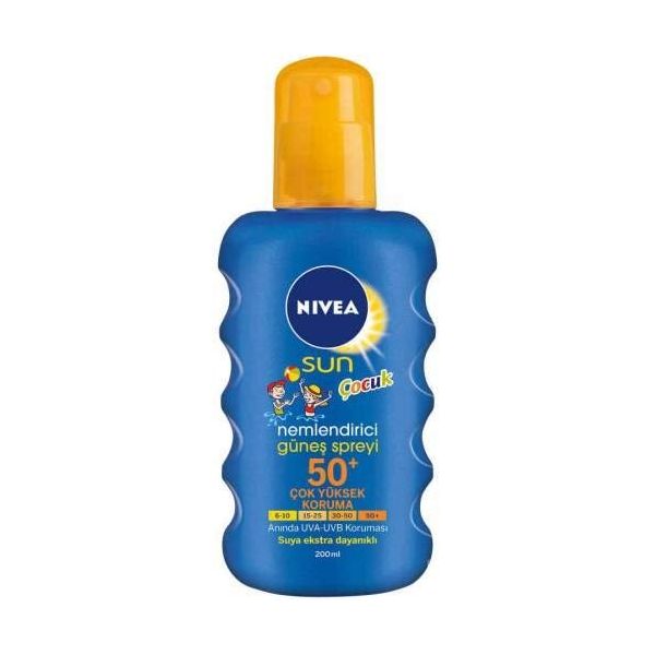 Nivea Sun Kids Koruma ve Oyun Spf 50+ 200 ML Güneş Spreyi