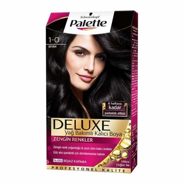 Palette Deluxe 1.0 Siyah Saç Boyası