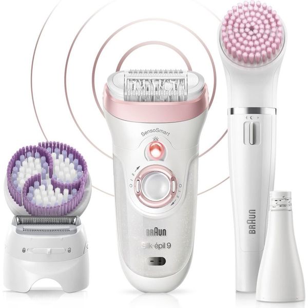 Braun 9-9975 Silk Epil SensoSmart Islak Kuru Kullanım Özellikli 8 Ek Parçalı Epilasyon Aleti