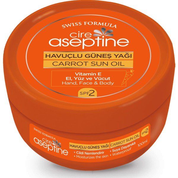 Cire Aseptine 100 ml Bronzlaştırıcı Havuç Yağı