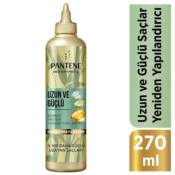 Pantene Uzun Ve Güçlü Bambu Biotin 270 ml Saç Şekillendirici Krem