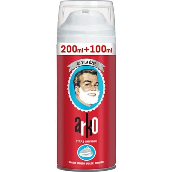 Arko 60. Yıl Özel Klasik Berber Sabunu Kokulu 300 ml Tıraş Köpüğü