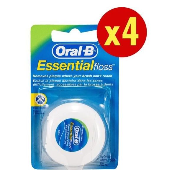 Oral-B Essential Floss 4x50 m Diş İpi