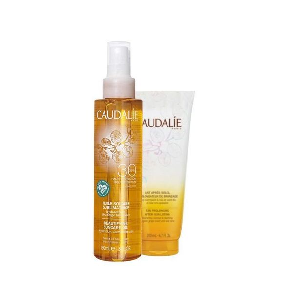 Caudalie Spf30 Güneş Koruyucu Yağ+Güneş Sonrası Losyon Set