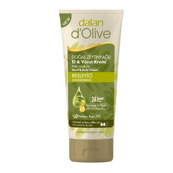 Dalan D'olive 250 ml Zeytinyağlı El Ve Vücut Kremi