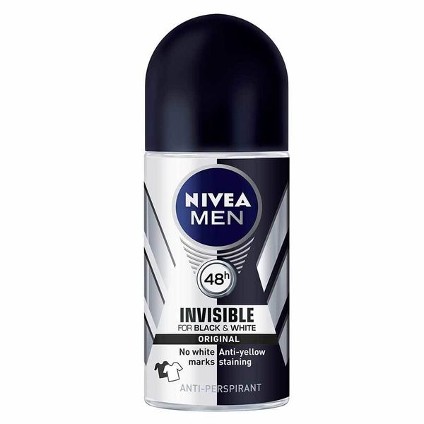 Nivea Invisible Black White Original 50 ml Erkek Roll-On Deodorant