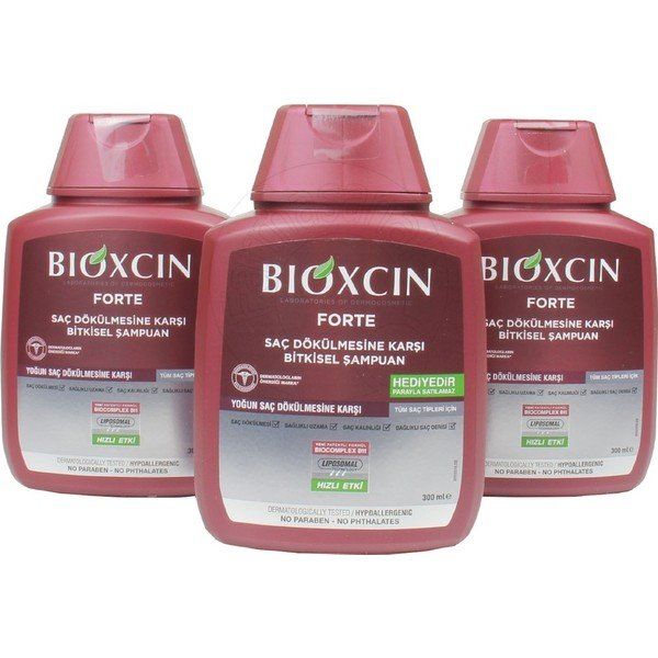 Bioxcin Forte 3x300 ml Şampuan