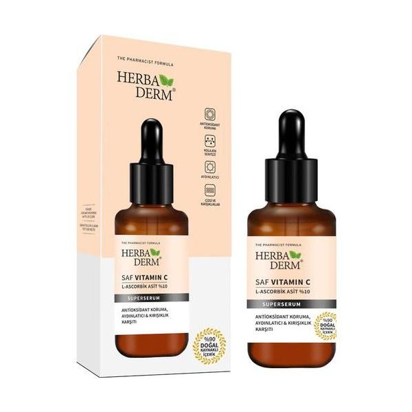 Herbaderm Saf Vitamin C 30 ml Superserum Yüz Serumu