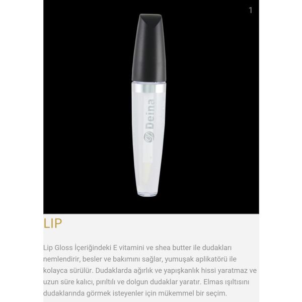 Deina Lip Gloss 01 Dudak Parlatıcısı