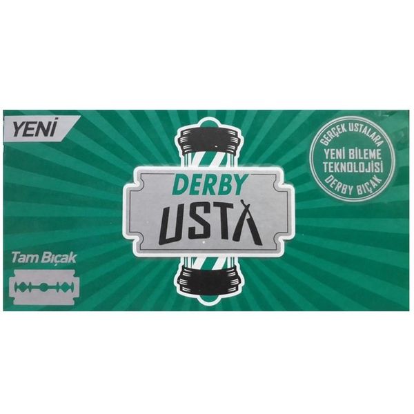 Derby 100'lü Tam Bıçak Usta Yaprak Jilet