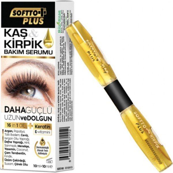 Softto Plus 10 ml Kaş Kirpik Bakım Serumu