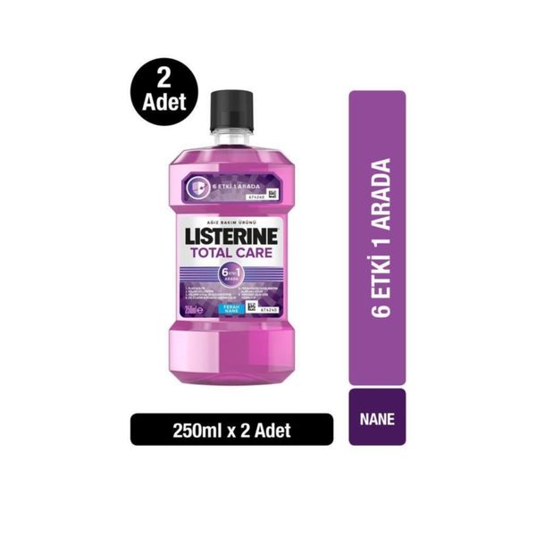 Listerine Total Care 2x250 ml Ağız Bakım Suyu