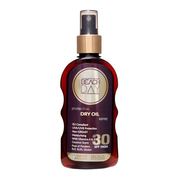 Beach Day Spf 30 Sprey 150 ml Bronzlaştırıcı Koruyucu Kuru Güneş Yağı