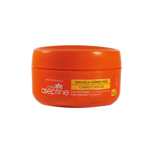 Cire Aseptine 200 ML Havuçlu Güneş Yağı