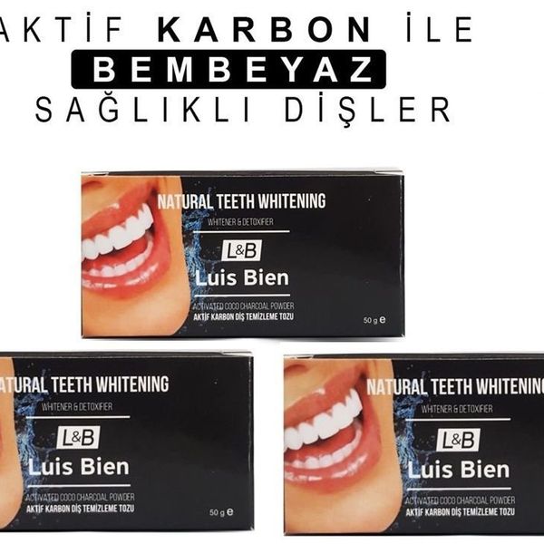 Luis Bien Aktif Karbon 50 gr Diş Temizleme Tozu