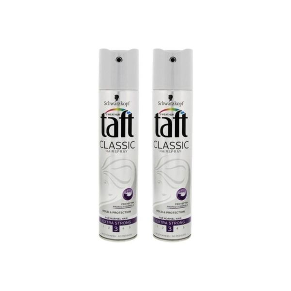 Taft Classic Ekstra Güçlü No:3 2x250 ml Saç Şekillendirici Sprey