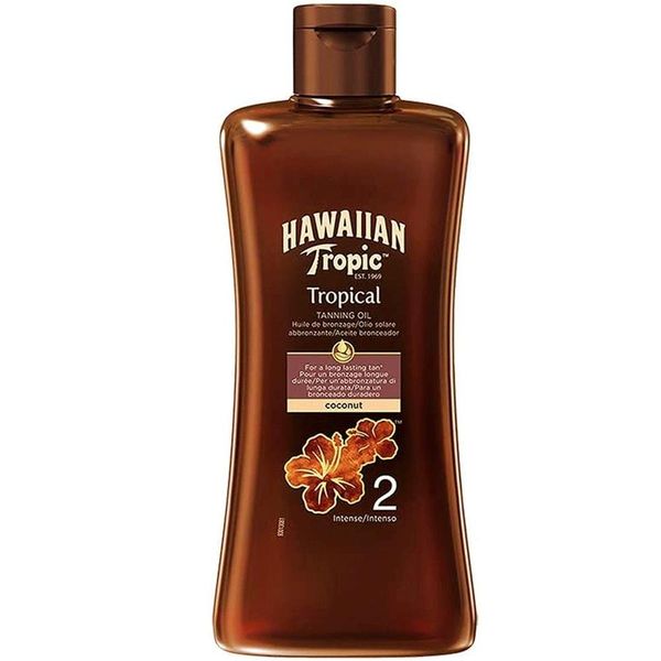 Hawaiian Tropic Tanning Oil 200 ml Spf2 Güneş Yağı