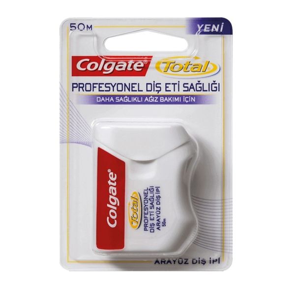 Colgate Total Profesyonel 2x50 metre Diş Eti Sağlığı Arayüz Diş İpi