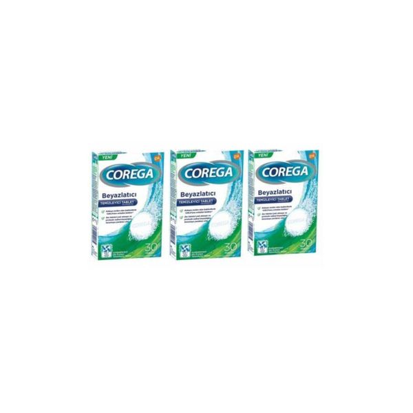 Corega Diş Protezi Beyazlatıcı 3x30 Tablet