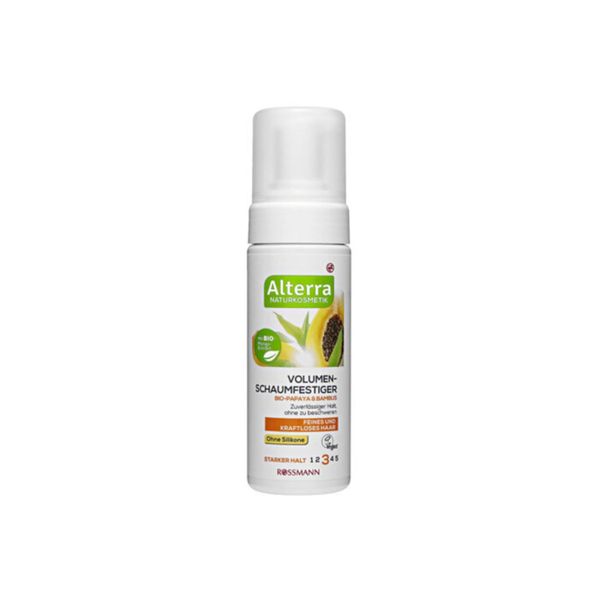 Alterra Organik Papaya & Bambu Ekstresi İçeren Hacim Sağlayıcı 150 ml Saç Köpüğü