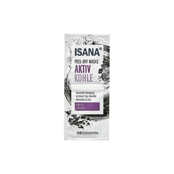 Isana 2x8 ml Aktif Kömür Tüm Cilt Tipleri Arındırıcı Maske