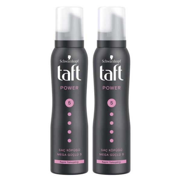 Taft Power Kaşmir Mega Güçlü 2x150 ml Saç Şekillendirici Köpük