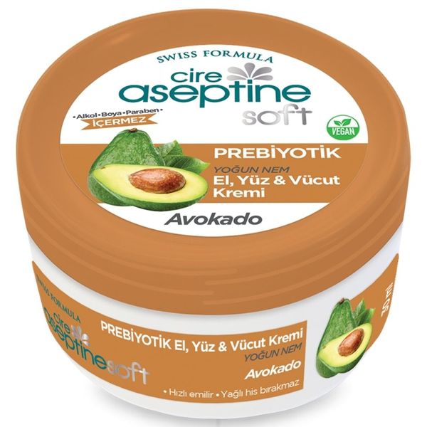 Cire Aseptine 30 ml Soft Avokado Özlü Yoğun Nemlendirici Prebiyotikli Krem