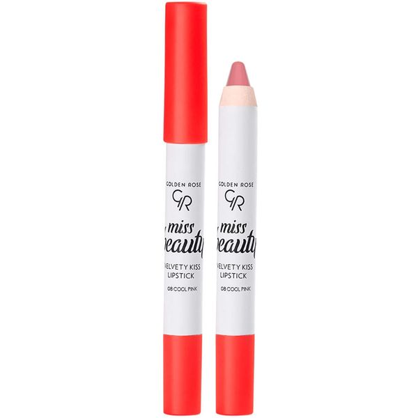 Golden Rose Miss Beauty Velvety Kiss Cool No:08 Pink Kalem Ruj