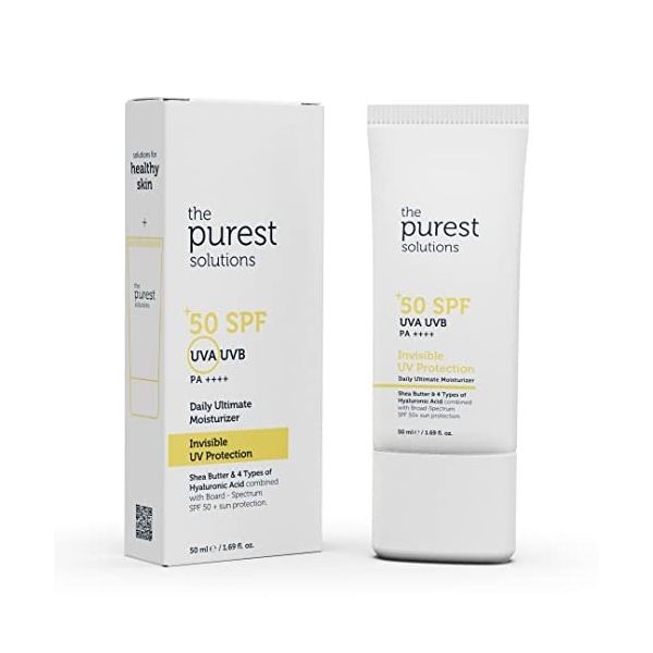 The Purest Solutions - 50+ SPF 50 ml Invisible UV Protection Daily Intensive Moisturizer