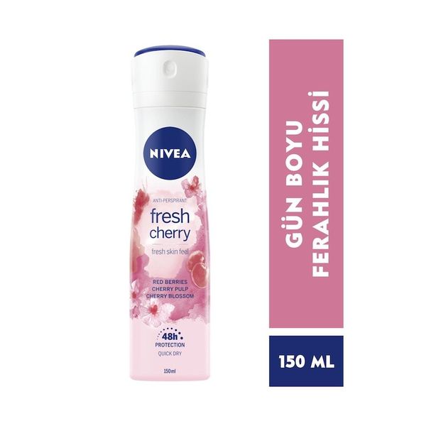 Nivea Fresh Cherry 150 ml 48 Saat Koruma Sprey Deodorant