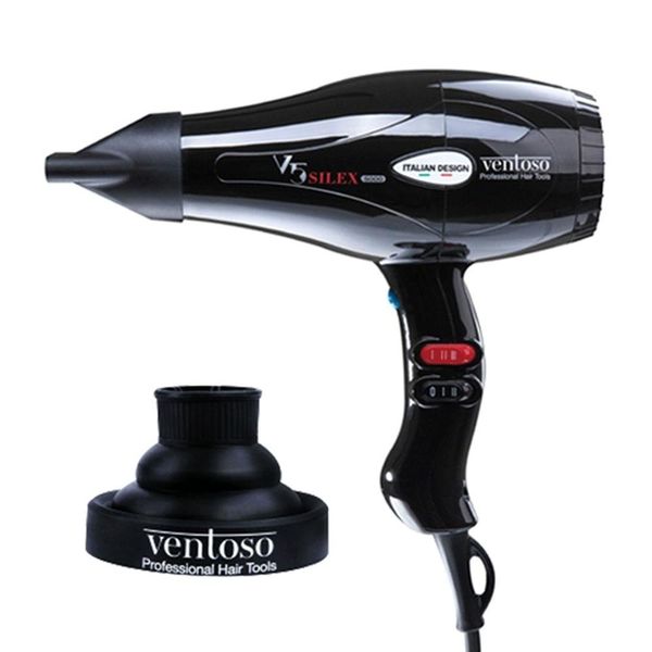 Ventoso V5 SILEX5000 Siyah 2500 Watt Profesyonel Fön Makinesi