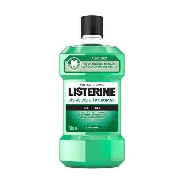Listerine 250 ml Diş ve Diş Eti Koruması Hafif Tat Ağız Bakım Ürünü