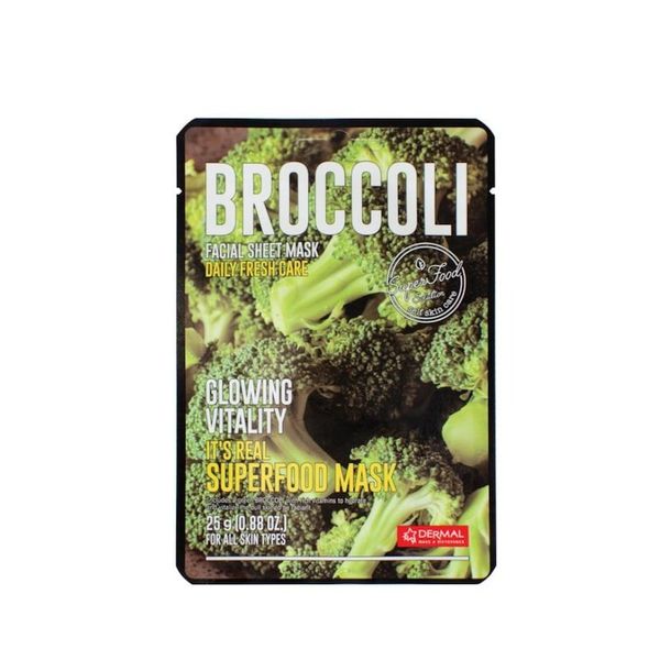 Dermal Brokoli It's Real Super 25 gr Gıda Yüz Maskesi