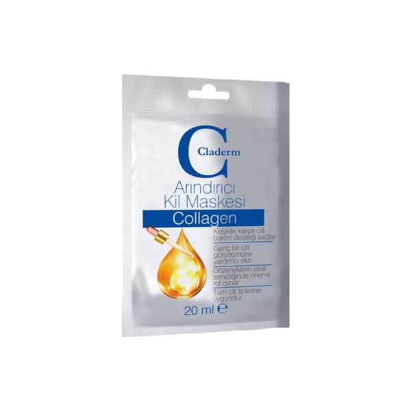 Claderm 20 ml Arındırıcı Kil Maskesi Collagen