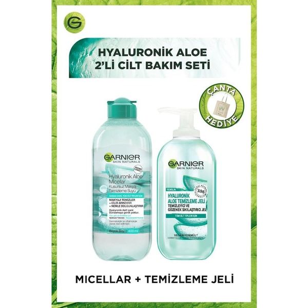 Garnier Hyaluronik Aloe Micellar 400 ml Kusursuz Makyaj Temizleme Suyu