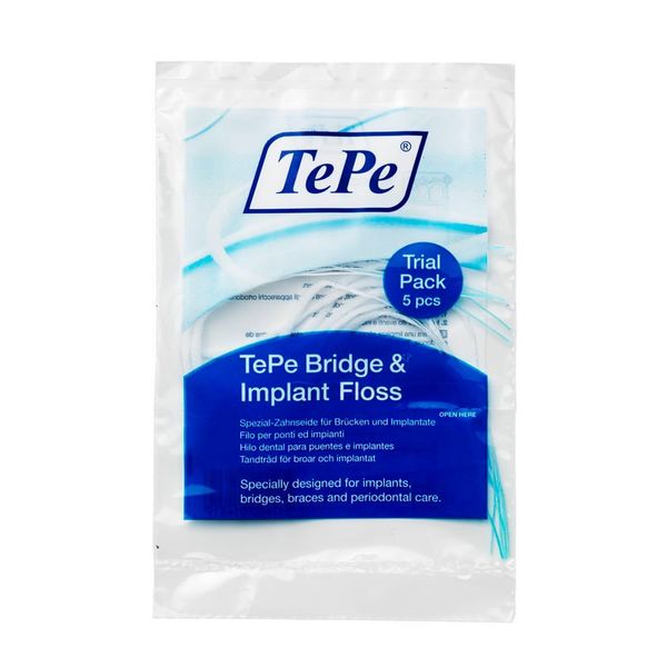 Tepe Bridge Implant Floss 5'li Diş İpi
