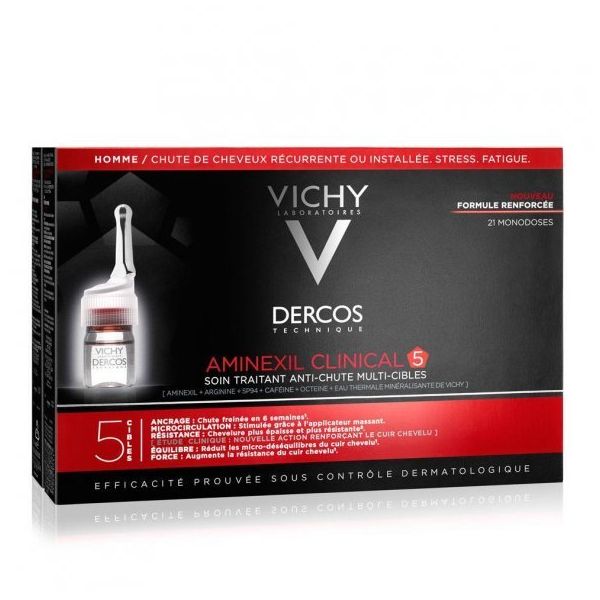 Vichy Erkekler İçin Dercos Aminexil Clinical 5 21x6 ml Serum