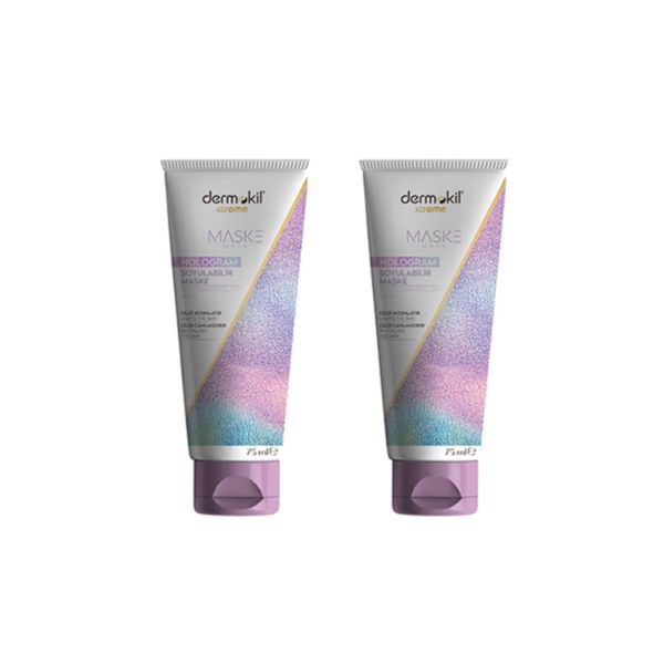 Dermokil Hologram 2x75 ml Soyulabilir Yüz Maskesi