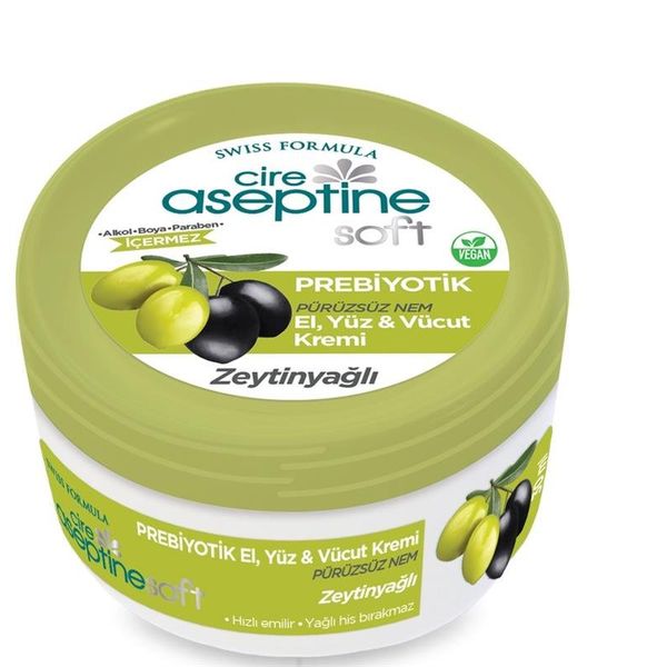 Cire Aseptine Soft Zeytinyağlı Prebiyotik 30 ml Nemlendirici Bakım Kremi
