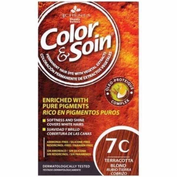Color Soin 7C Terracotta Sarısı Organik Saç Boyası