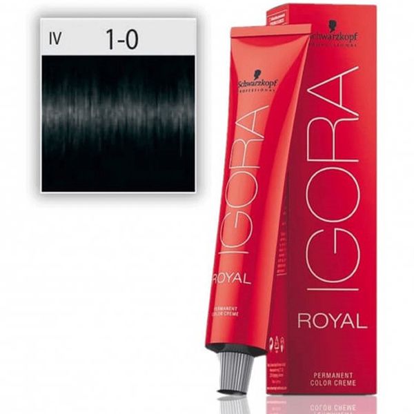 Schwarzkopf Igora Royal No:1.0 Siyah Saç Boyası