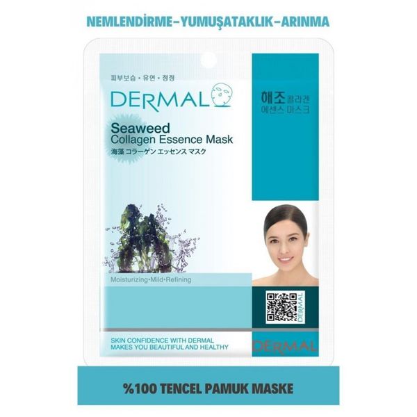 Dermal 23 gr Deniz Yosunu Özlü Kollajen Maskesi