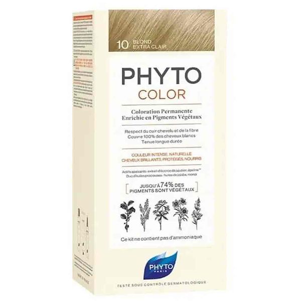 Phyto Phytocolor 10 Çok Açık Sarı Bitkisel Saç Boyası